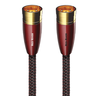 AudioQuest AudioQuest Red River XLR Cable Audio Interconnect Pair Balanced XLR Cables