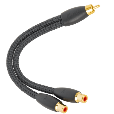 AudioQuest AudioQuest M-22 FLX RCA Splitter (Male to 2 Female) RCA Cables