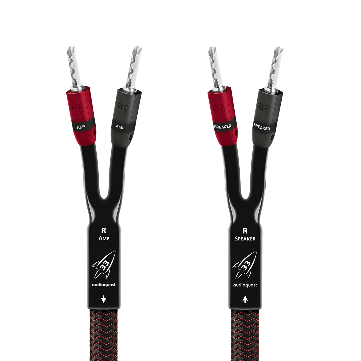 AudioQuest AudioQuest Rocket 33 Full-Range Speaker Cable Pair Speaker Cables