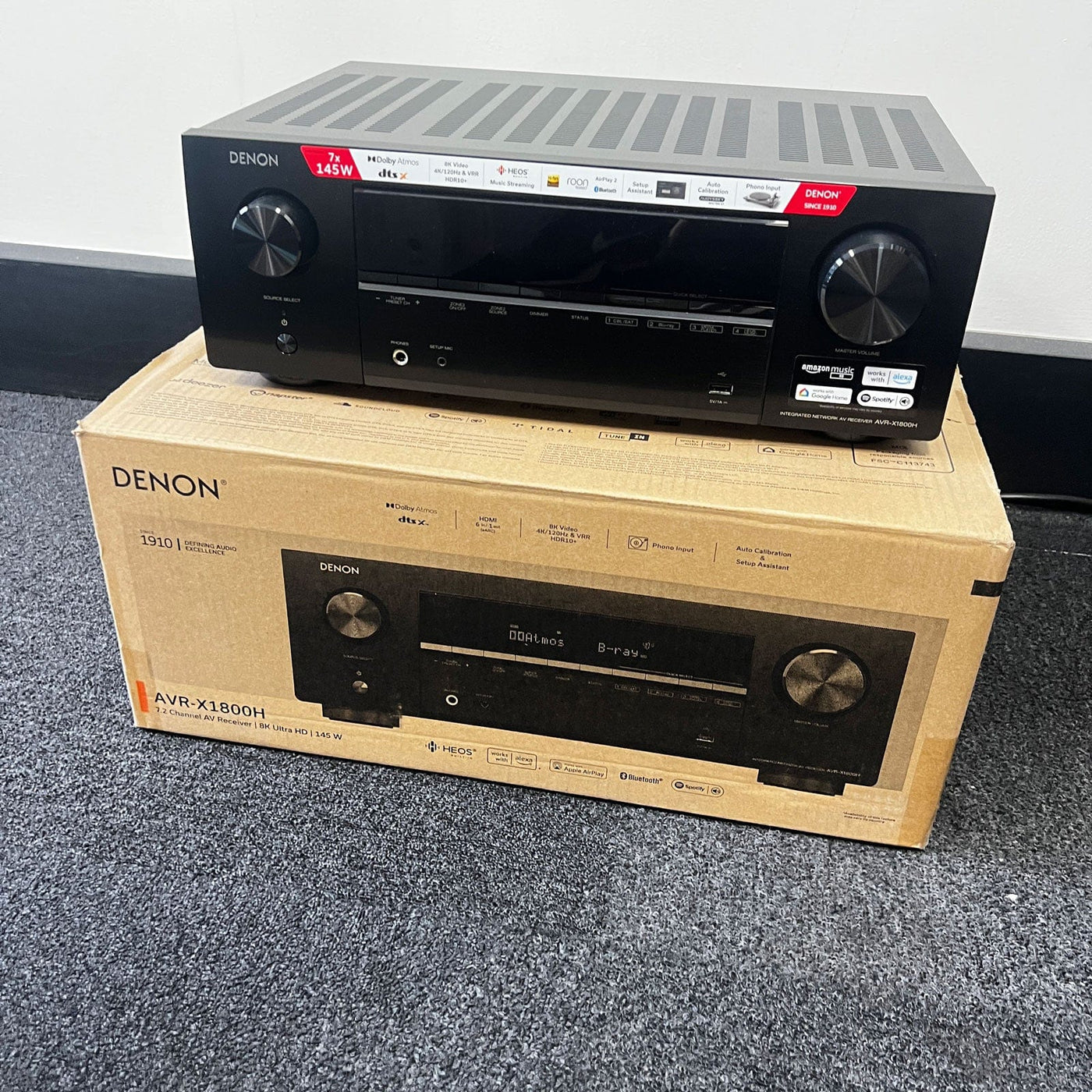 Denon Denon AVR-X1800H 7.2ch AV Receiver - Open Box Return AV Receivers