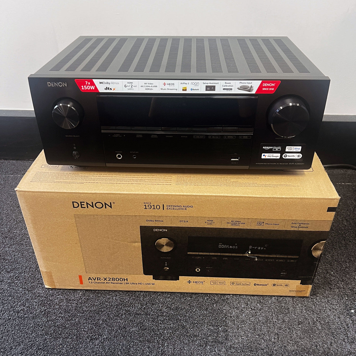 Denon Denon AVR-X2800H 7.2ch AV Receiver - Open Box Return AV Receivers