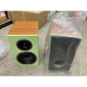 Encel Gelati Bookshelf Speakers Walnut/Green - Open Box