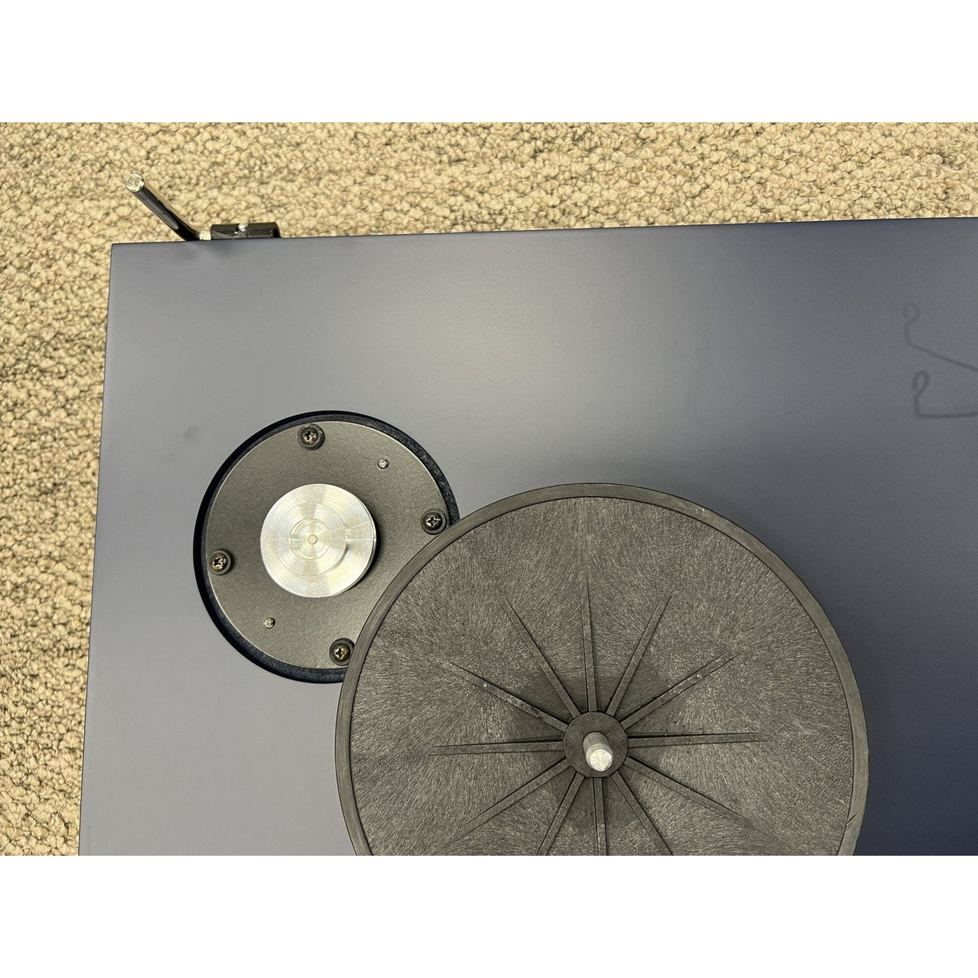 Pro-Ject Pro-Ject Debut Carbon Evo Turntable with Ortofon 2M Red Cartridge Blue - Open Box Turntables