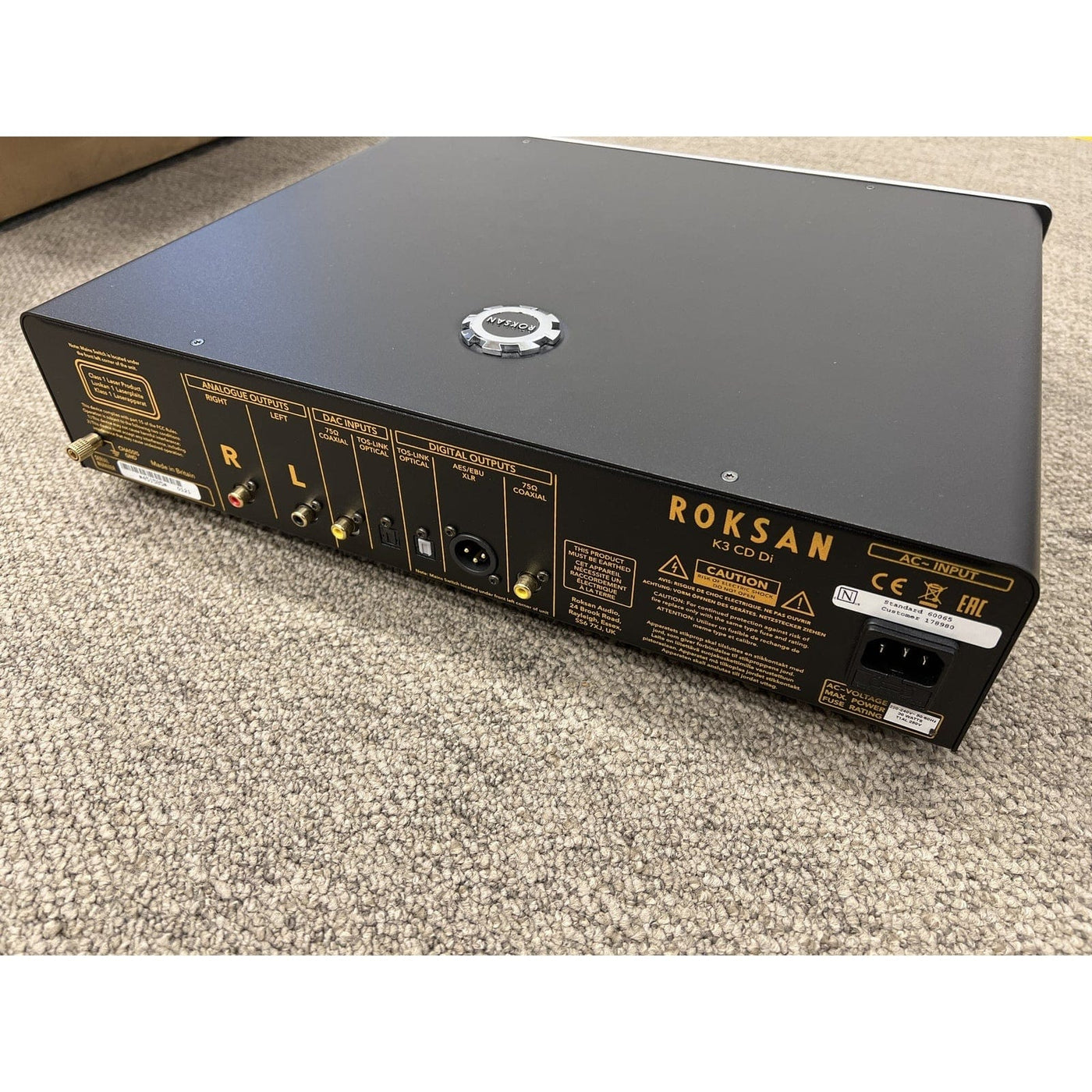 Roksan Roksan K3 CD Di Player - Ex-Demo CD Players