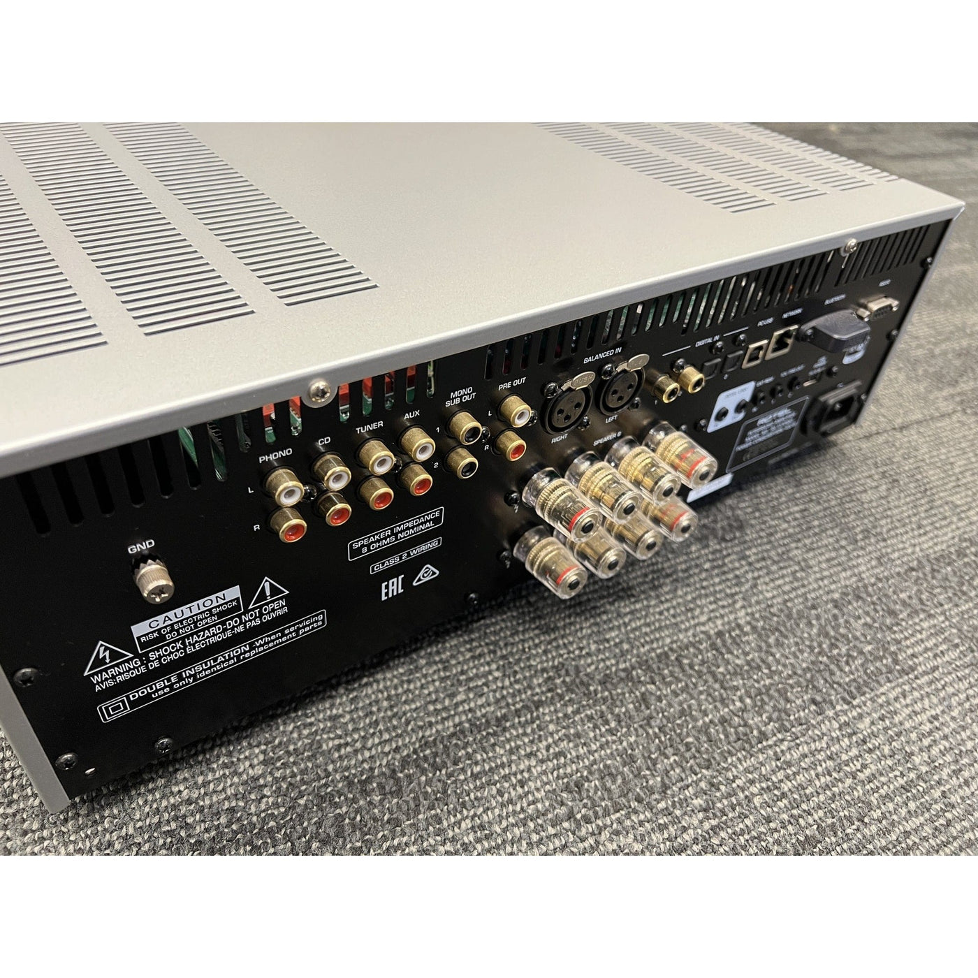 Rotel Rotel RA-1572MKII Integrated Amplifier Silver - Ex-Demo Integrated Amplifiers